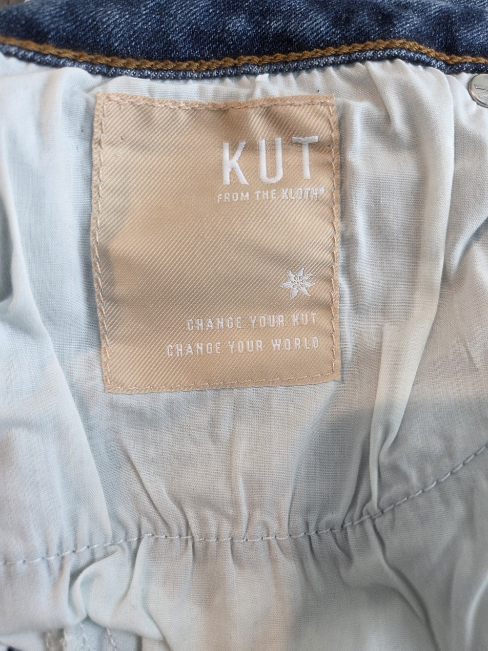 Kut From The Kloth Kelsey High Rise Ankle Flare Denim Jeans Sz 16 - Picture 9 of 10